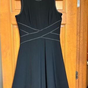 White House Black Market Black A-Line Mini Dress